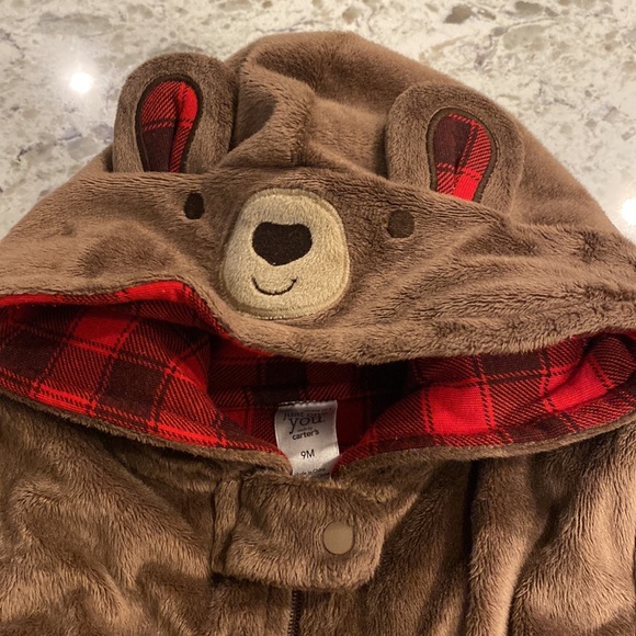 Carters warm 9M bear Onsie - Picture 2 of 6
